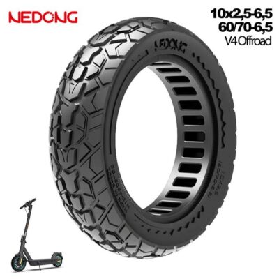 pneu sólido 10x2,5-6,5 60/70-6,5 45mm offroad [Nedong]