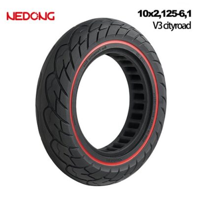 pneu sólido 10x2.125-6.1 V3 Vermelho [Nedong]