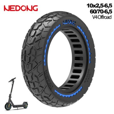 pneu sólido 10x2,5-6,5 60/70-6,5 45mm offroad [Nedong]