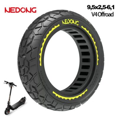 pneu sólido offroad 9,5x2,5-6,1 para NIU KQi3 [Nedong]