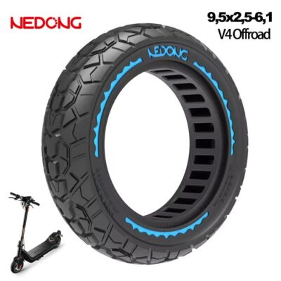 pneu sólido offroad 9,5x2,5-6,1 para NIU KQi3 [Nedong]