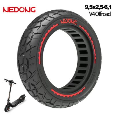 pneu sólido offroad 9,5x2,5-6,1 para NIU KQi3 [Nedong]