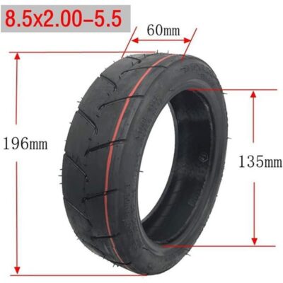 Pneu 8,5x2-5,5 com câmara de ar [CST]