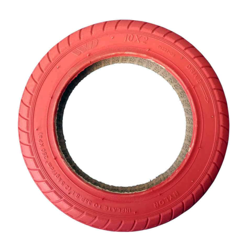 Pneu 10x2 Vermelho [Wanda]